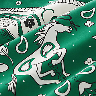 Animaux Bandana bandana 55 - Green | Hermès Finland